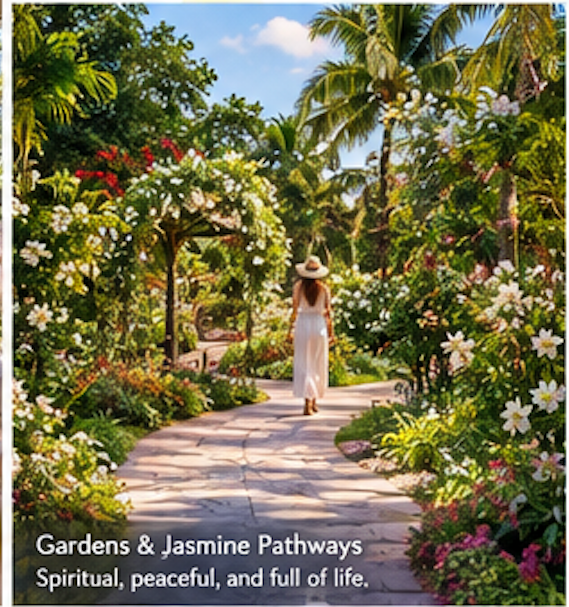 Gardens and Jasmine Pathways