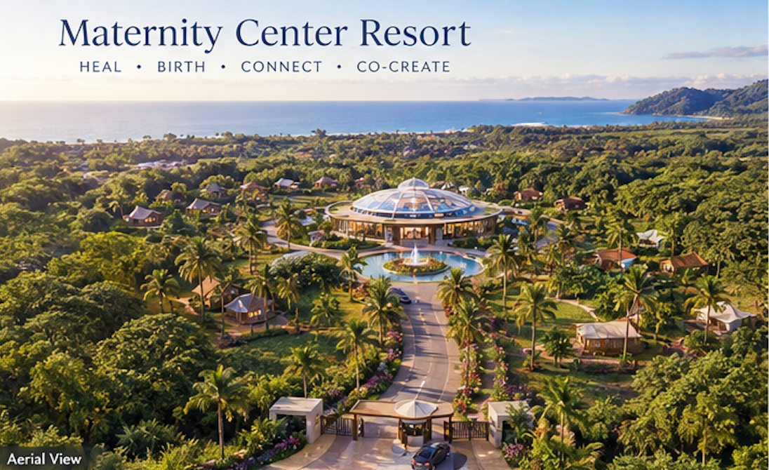 Maternity Center Resort aerial view